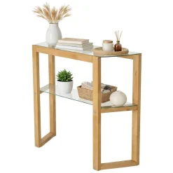 Consolle 85x31x85h cm quercia - Barga