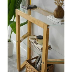 Consolle 85x31x85h cm quercia - Barga