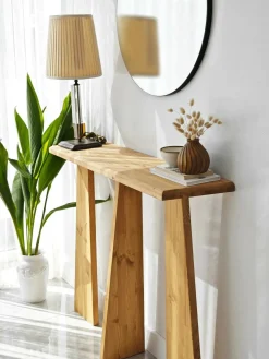 Consolle 100x28x83h cm quercia - TomoeGozen