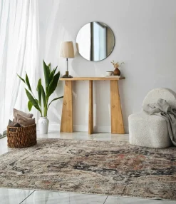 Consolle 100x28x83h cm quercia - TomoeGozen