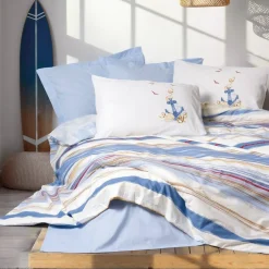 Copripiumino singolo Helena, 220x155 cm, Blu