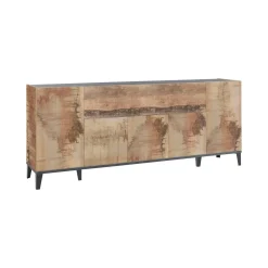 Credenza acero e ardesia 200x40x82h cm 6 ante - Amour