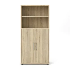 Credenza alta quercia 89x40x186h cm 2 ante - Saotome