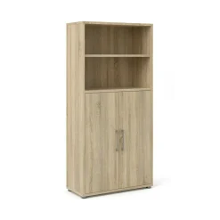 Credenza alta quercia 89x40x186h cm 2 ante - Saotome