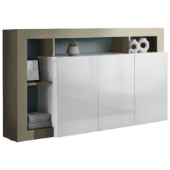 Credenza Americano, 146x42 h93 cm, Bianco