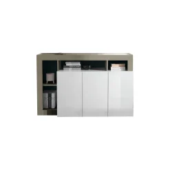 Credenza Americano, 146x42 h93 cm, Bianco