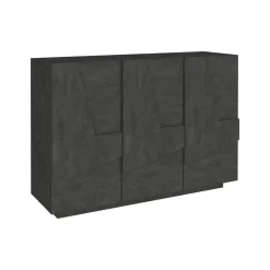 Credenza ardesia 121x38x86h cm 3 ante - Axl