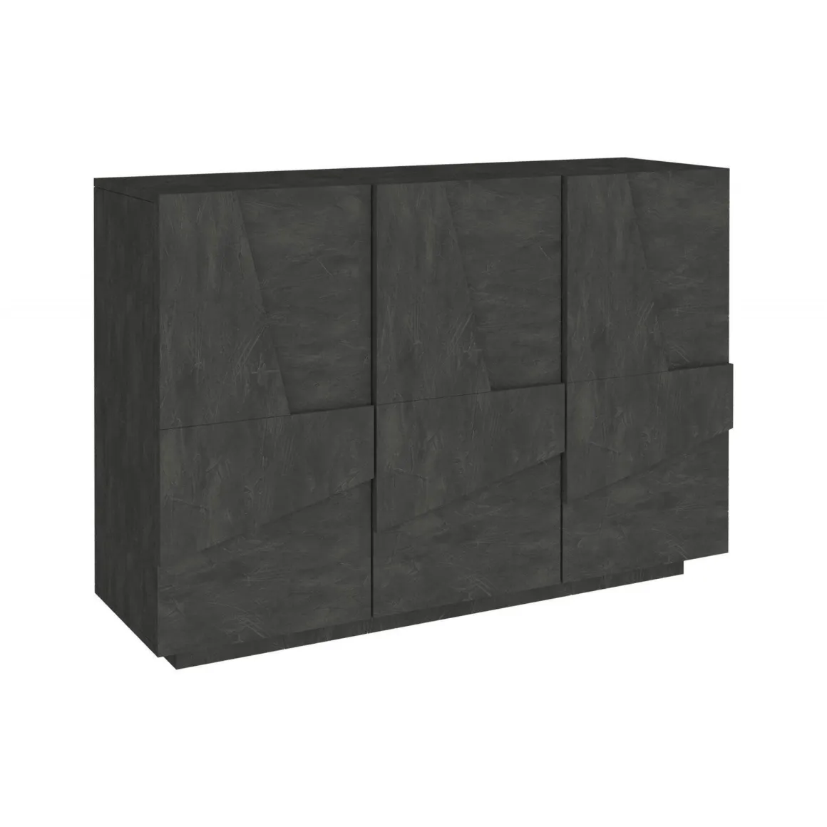 Credenza ardesia 121x38x86h cm 3 ante - Axl
