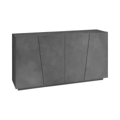 Credenza ardesia 158x43x86h cm 4 ante - Ackhab