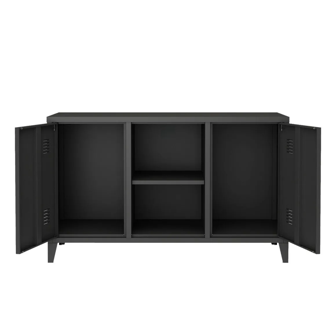 Credenza ardesia 120x40x73h cm 2 ante - Friddi