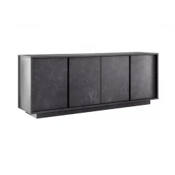 Credenza ardesia 180x43x79h cm 4 ante - Nika