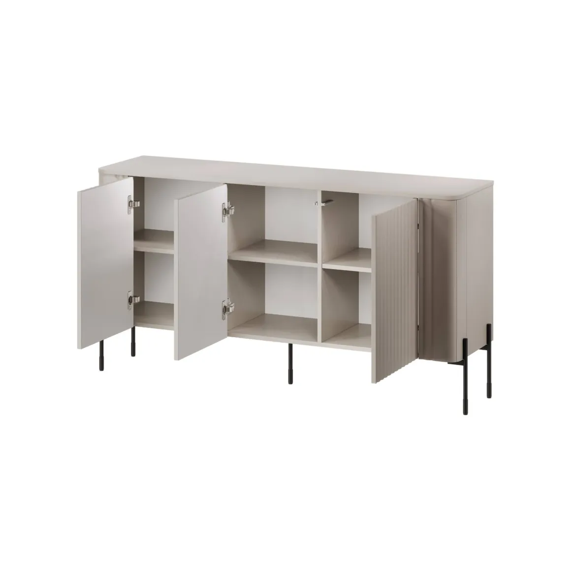 Credenza beige 150x39x80h cm 3 ante - Susegana