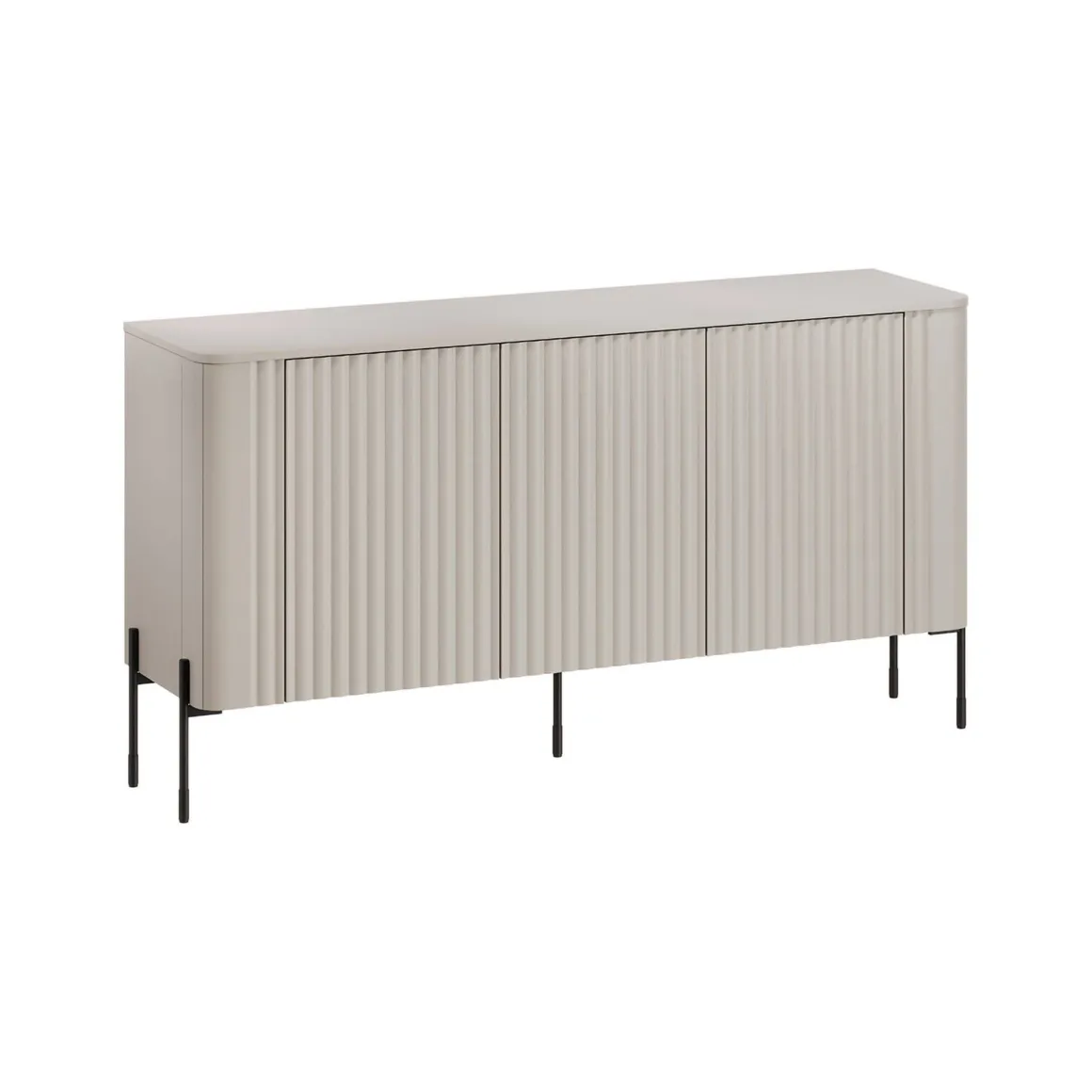 Credenza beige 150x39x80h cm 3 ante - Susegana