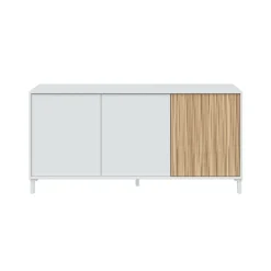Credenza bianca 154x40x74h cm 3 ante - Ametista