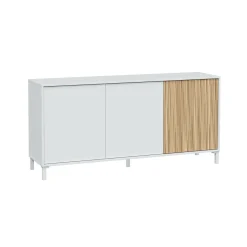 Credenza bianca 154x40x74h cm 3 ante - Ametista