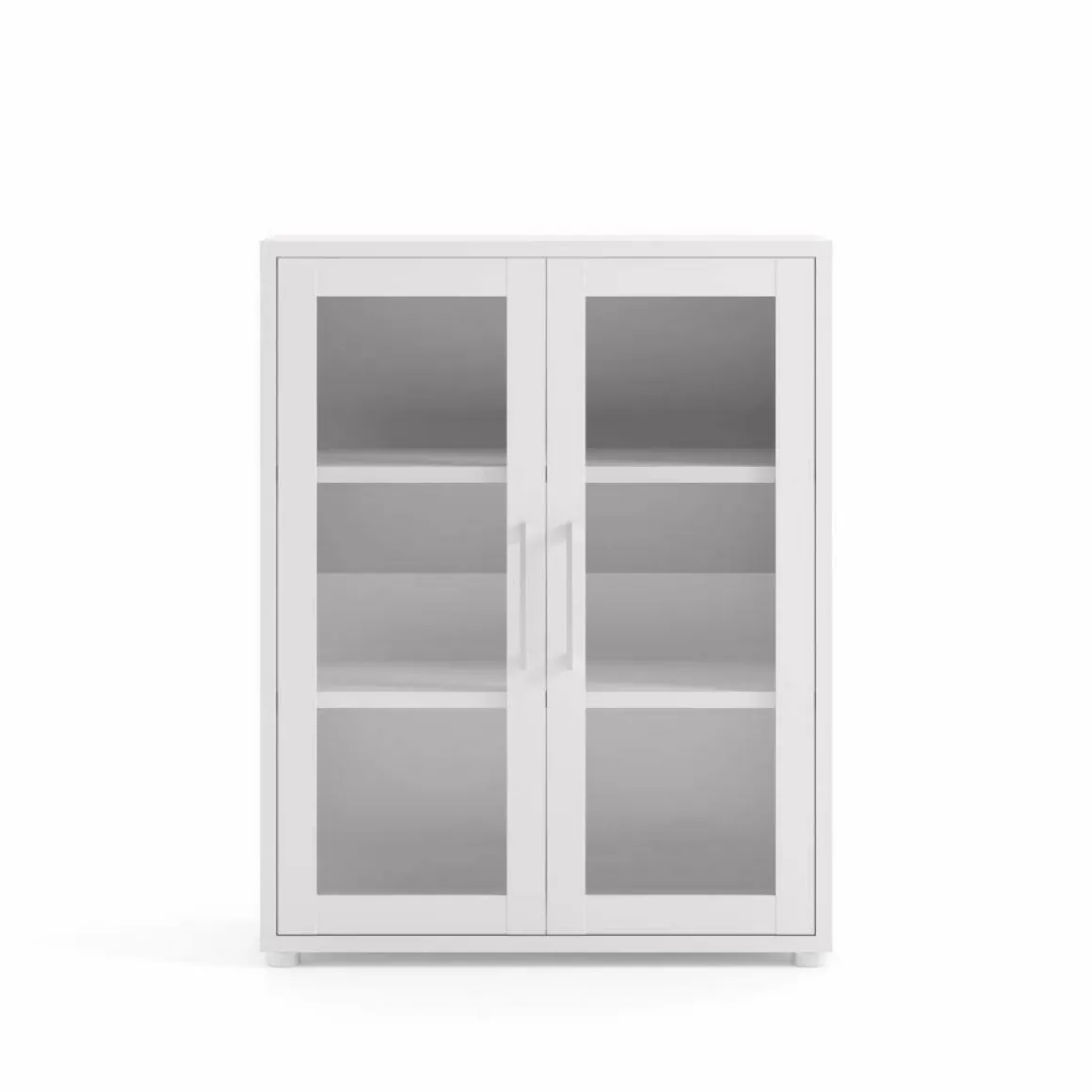 Credenza bianca 89x40x113h cm 2 ante - Ampezzo
