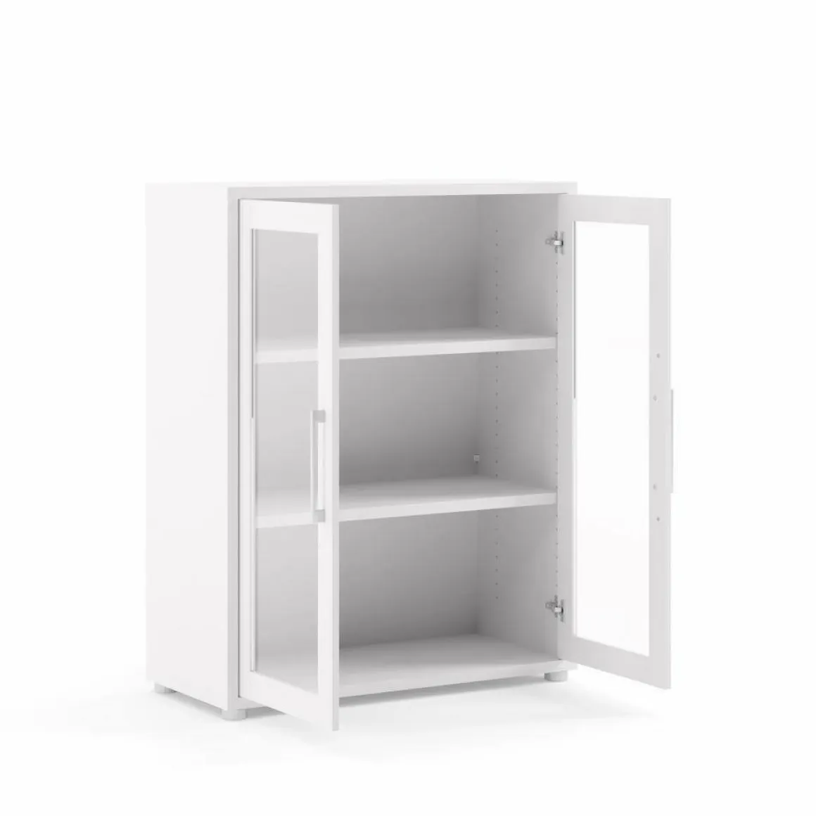 Credenza bianca 89x40x113h cm 2 ante - Ampezzo