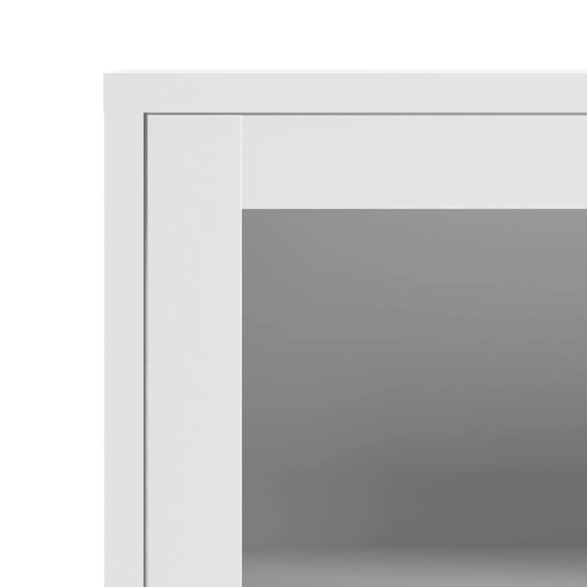 Credenza bianca 89x40x113h cm 2 ante - Ampezzo