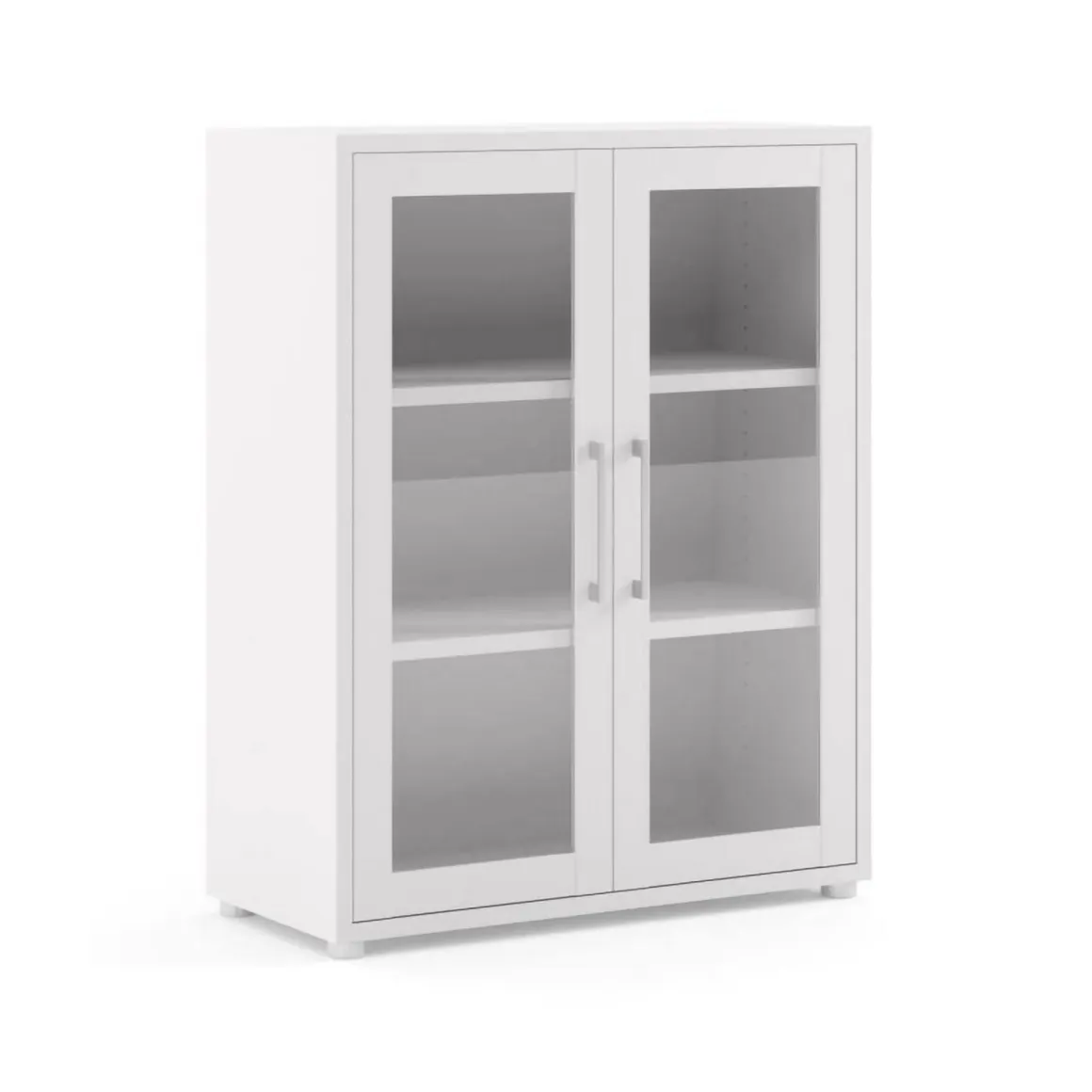 Credenza bianca 89x40x113h cm 2 ante - Ampezzo
