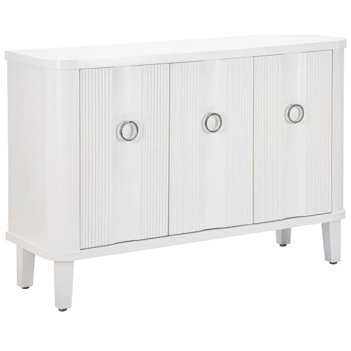 Credenza bianca 120x40x84h cm 3 ante - Lewis