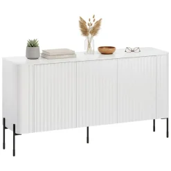 Credenza bianca 150x39x80h cm 3 ante - Susegana