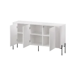 Credenza bianca 150x39x80h cm 3 ante - Susegana