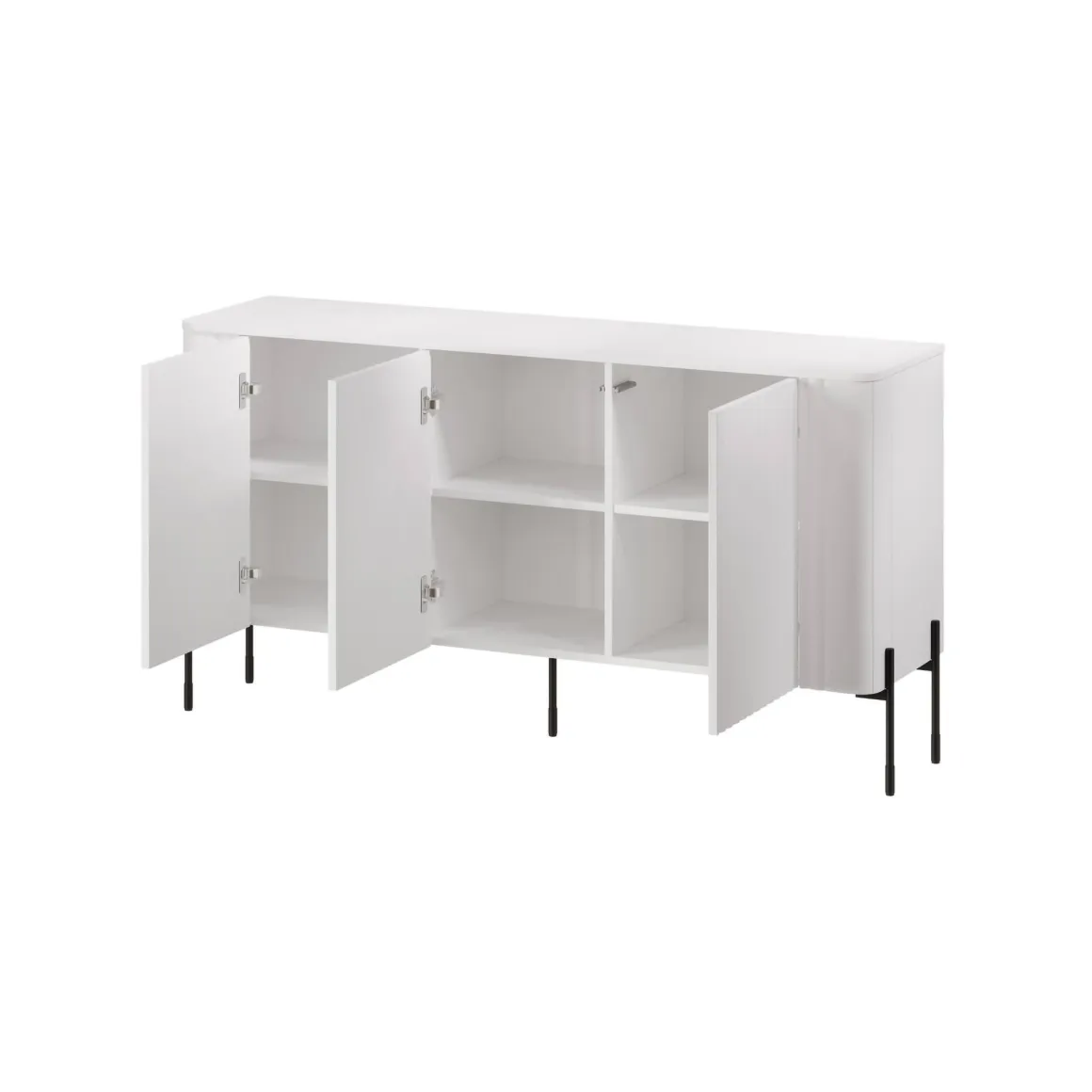 Credenza bianca 150x39x80h cm 3 ante - Susegana