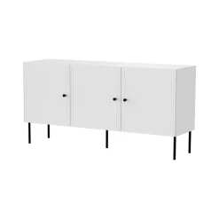 Credenza bianca 151x40x75h cm 3 ante - Vigasio