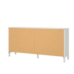 Credenza bianca 159x38x79h cm 8 cassetti - Kovsova