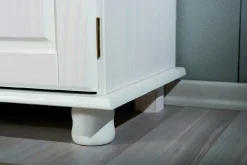 Credenza Bianco 3 Cassetti un Ripiano 130x43x87h cm, Apertura Battente - Gragnano