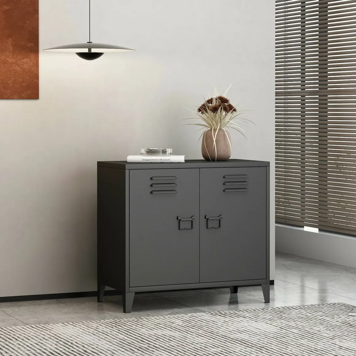 Credenza Conco, 80x40 h73 cm, Ardesia