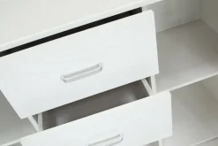Credenza grigia 120x40x82h cm 3 ante e 2 cassetti - Apocalypse