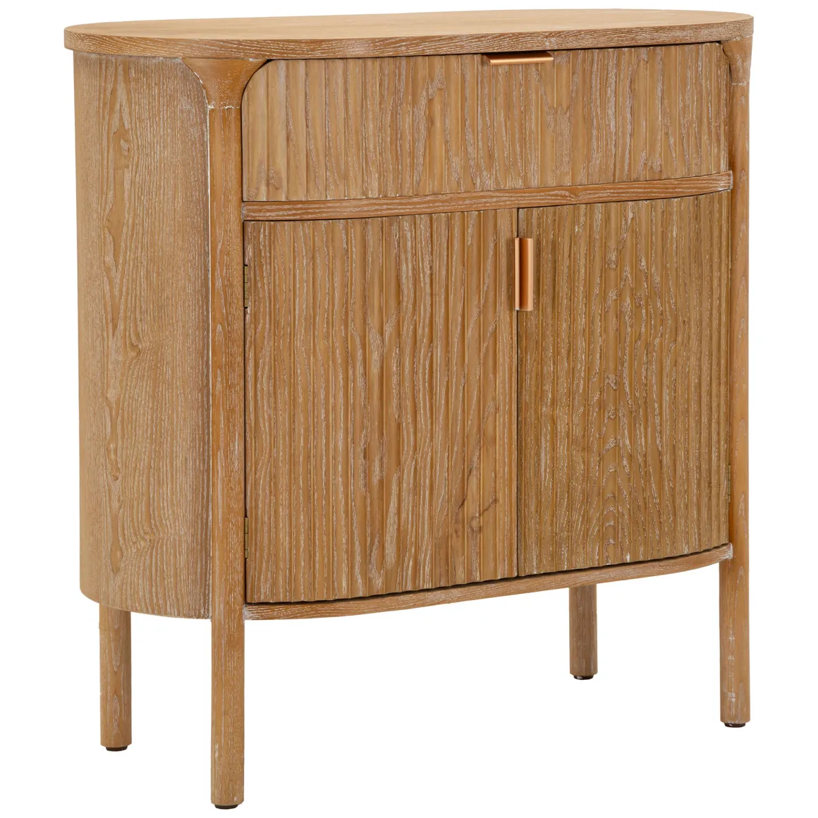 Credenza Marrone Ciliegio un Cassetto un Ripiano 81x46x82h cm, Apertura Battente, Scorrevole - Falomo