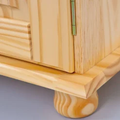 Credenza Marrone Quercia 3 Cassetti un Ripiano 130x43x87h cm, 6 Vani - Gragnano
