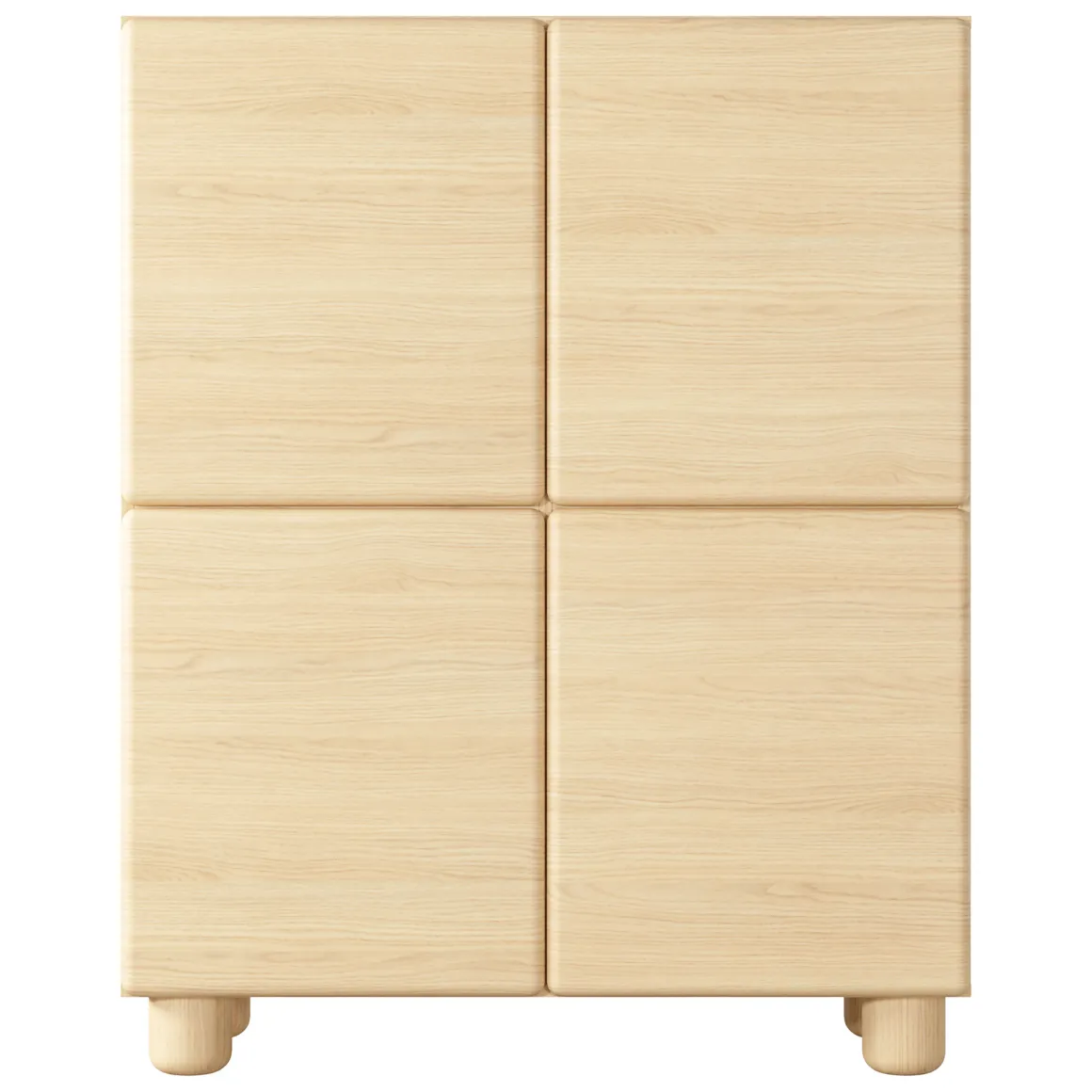 Madie|Credenze > Dmora Credenza 7 Ripiani 2 Ante 160x36x45h cm, 9 Vani - Uta Marrone Rovere