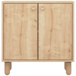 Madie|Credenze > Dmora Credenza un Ripiano 3 Cassetti 182x44x90h cm, 2 Vani - Minoprio Marrone Rovere