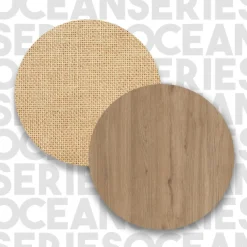 Madie|Credenze > Dmora Credenza noce e quercia 160x44x74h cm 2 ante - Anterivo Marrone Quercia, Marrone Noce