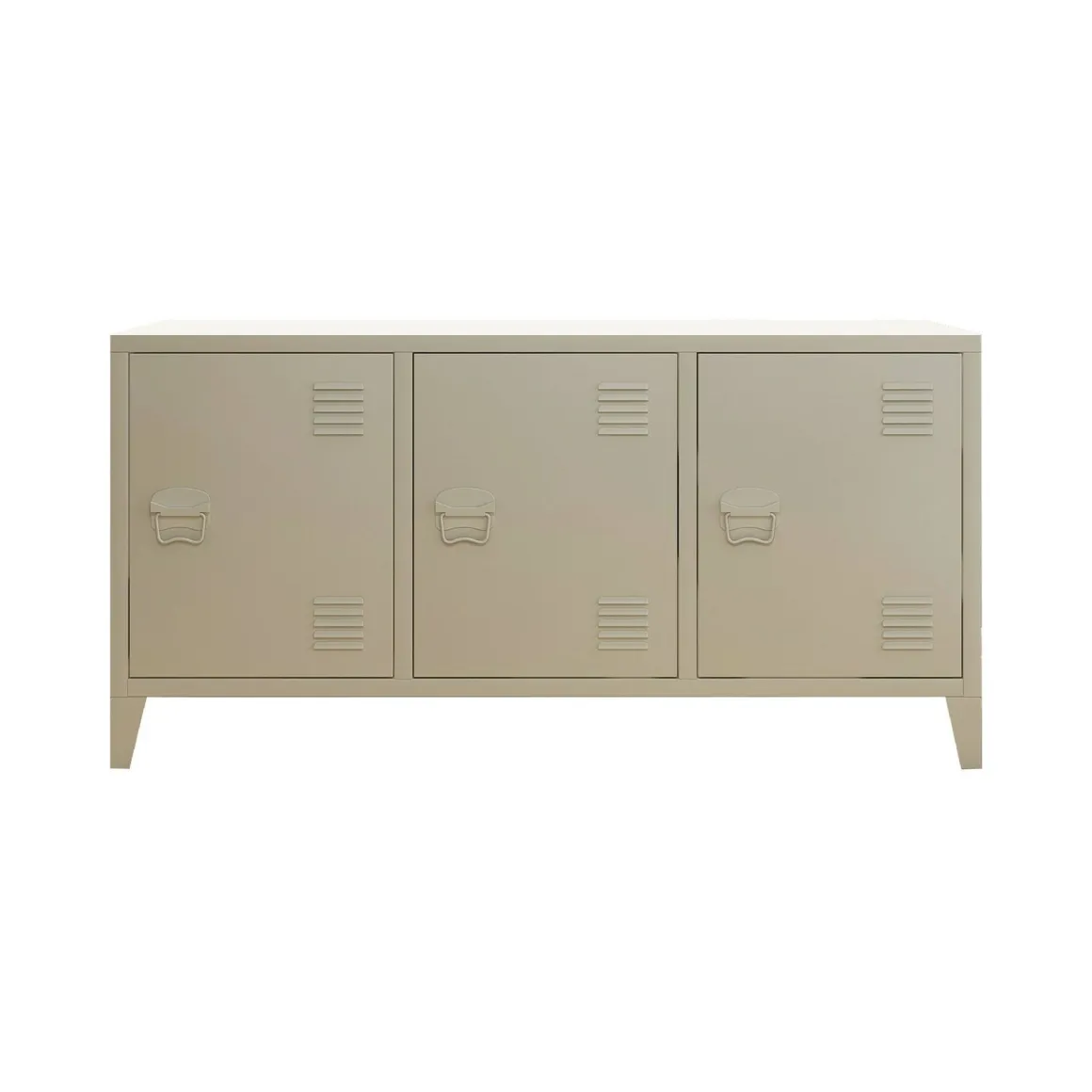 Credenza panna 120x40x73h cm 3 ante - Cocullo