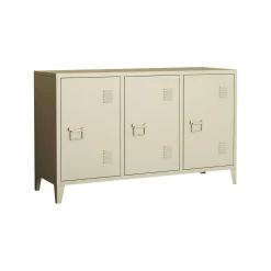 Credenza panna 120x40x73h cm 3 ante - Cocullo