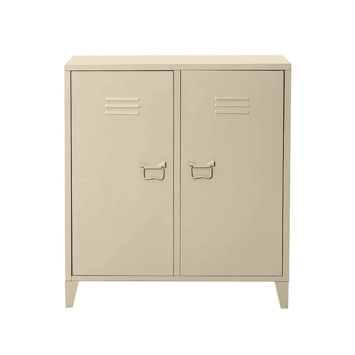 Madie|Credenze > Dmora Credenza panna 80x40x73h cm 2 ante - Conco Bianco Panna