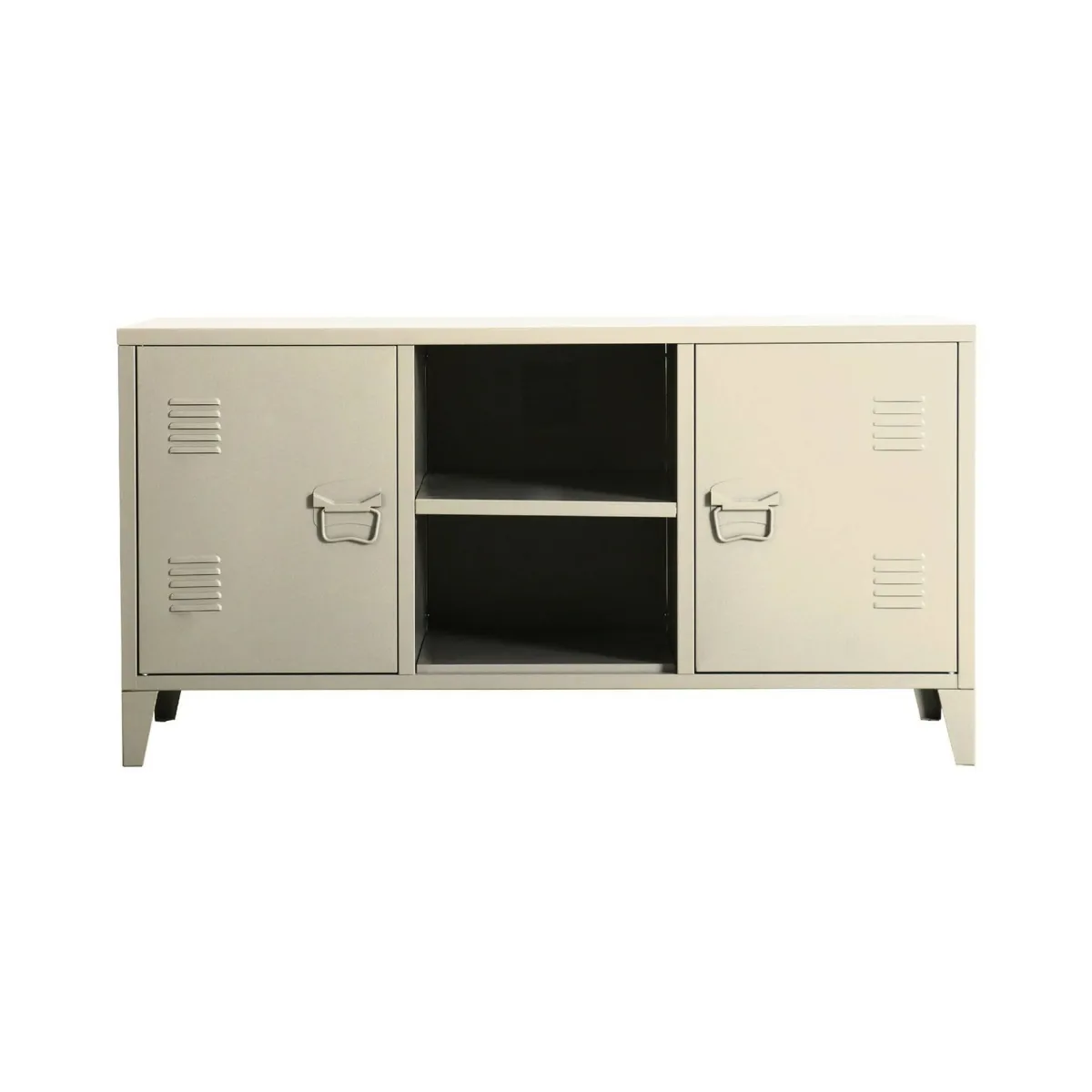 Madie|Credenze > Dmora Credenza panna 120x40x73h cm 2 ante - Friddi Bianco Panna