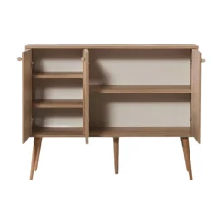 Cucina|Madie > Dmora Credenza quercia 120x36x90h cm 3 ante - Arzumia Marrone Quercia