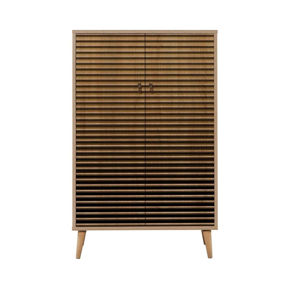 Credenza quercia 80x36x127h cm 2 ante - Andalusite