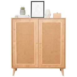 Cucina|Salotto > Dmora Credenza quercia 90x40x110h cm 2 ante - Albiano Marrone Quercia