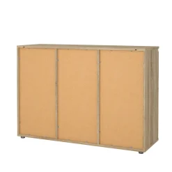 Credenza quercia 119x40x83h cm 2 ante e 3 cassetti - Zumpano
