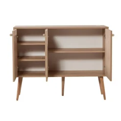 Credenza quercia 120x36x90h cm 3 ante - Haratan