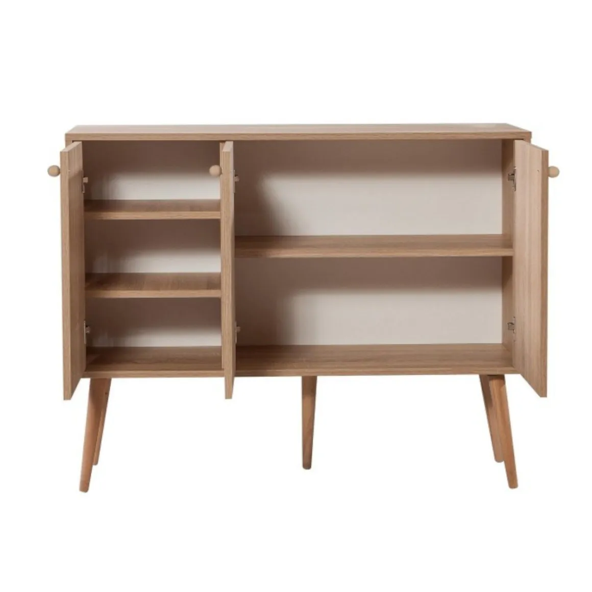 Credenza quercia 120x36x90h cm 3 ante - Haratan