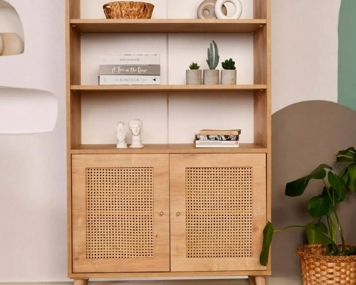 Credenza quercia 90x40x110h cm 2 ante - Skopje