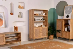 Credenza quercia 90x40x110h cm 2 ante - Skopje