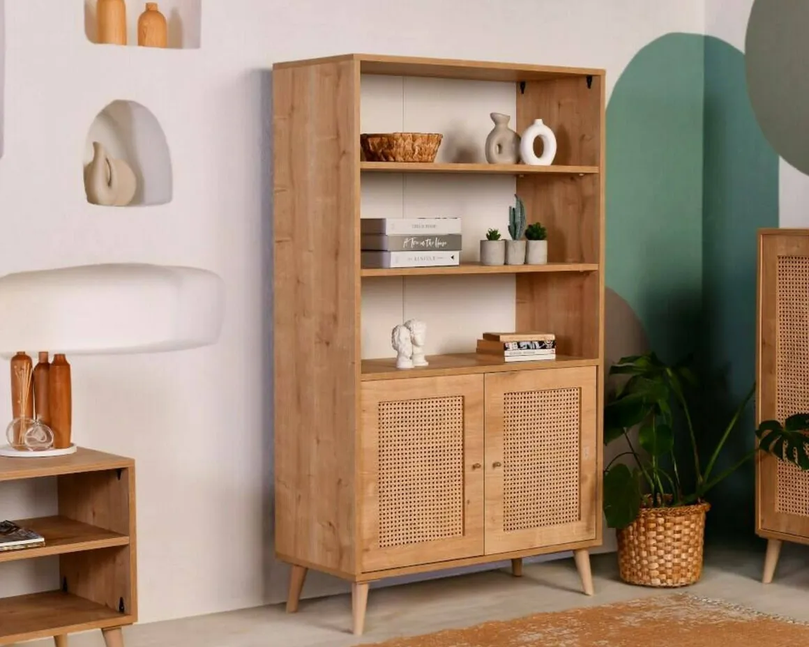Credenza quercia 90x40x110h cm 2 ante - Skopje